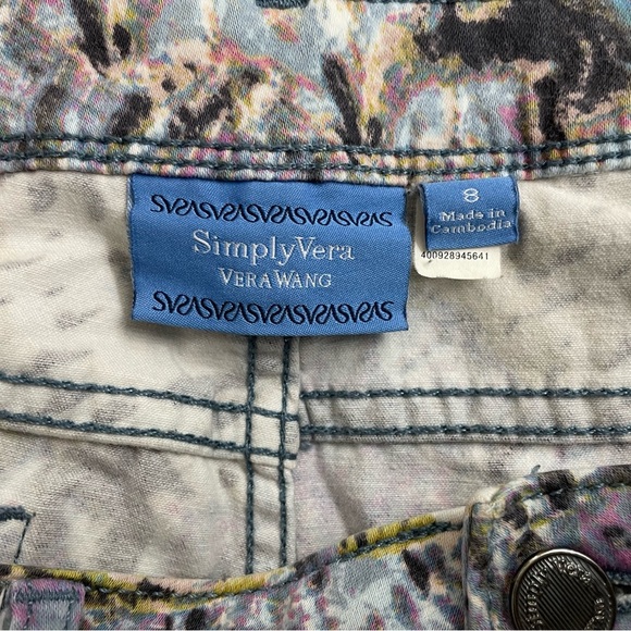 Simply Vera Vera Wang patterned pants - Picture 4 of 6